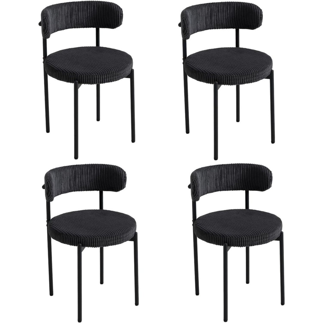Arredo per soggiorno struttura in metallo rivestimento in velluto nero