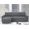 Divano confortevole CapitanCasa Copridivano Penisola Chaise Longue grigio