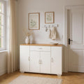 Credenza da soggiorno in MDF bianco