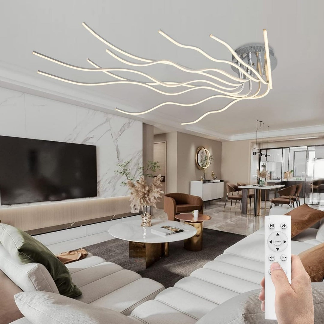 Plafoniere con illuminazione LED nero