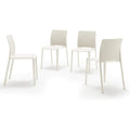 Mobile funzionale Mobili Fiver, Sedie Emma, Bianco, bianco