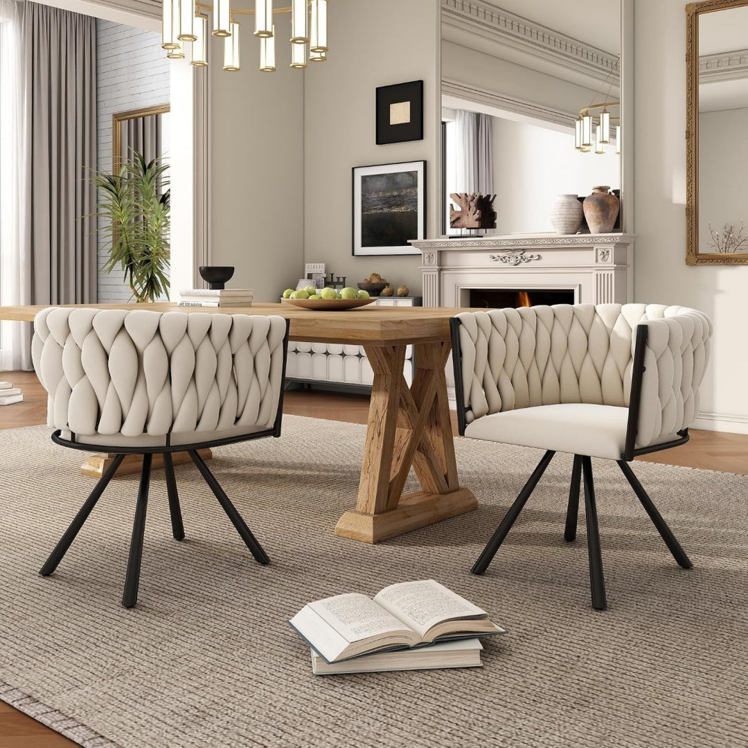 Sedie con ante girevole beige