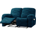 Seduta imbottita Copripoltrona Elastico Relax Posti, Jacquard blu