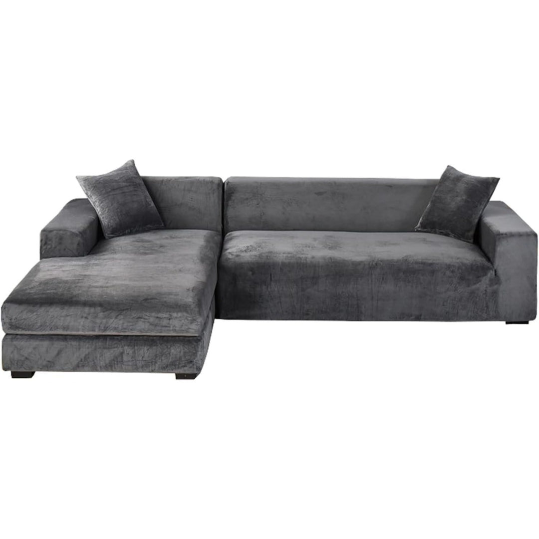 Seduta lounge rivestimento in tessuto grigio scuro