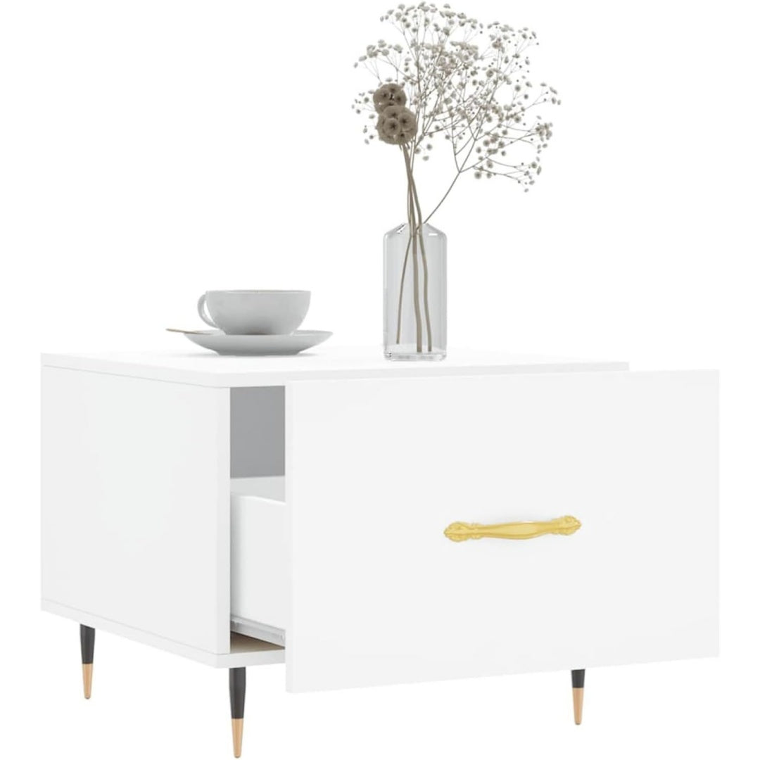 Tavolini bassi con cassetti naturale