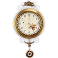 Arredo per soggiorno Orologio Parete Europeo Rustico Batteria, oro