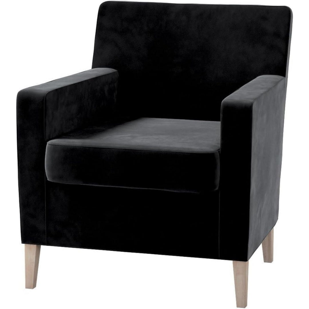 Seduta lounge Dekoria Karlstad Rivestimento poltrona (alto) nero