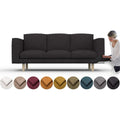 Divano da soggiorno comfortly Copertura divano Norsborg posti, nero