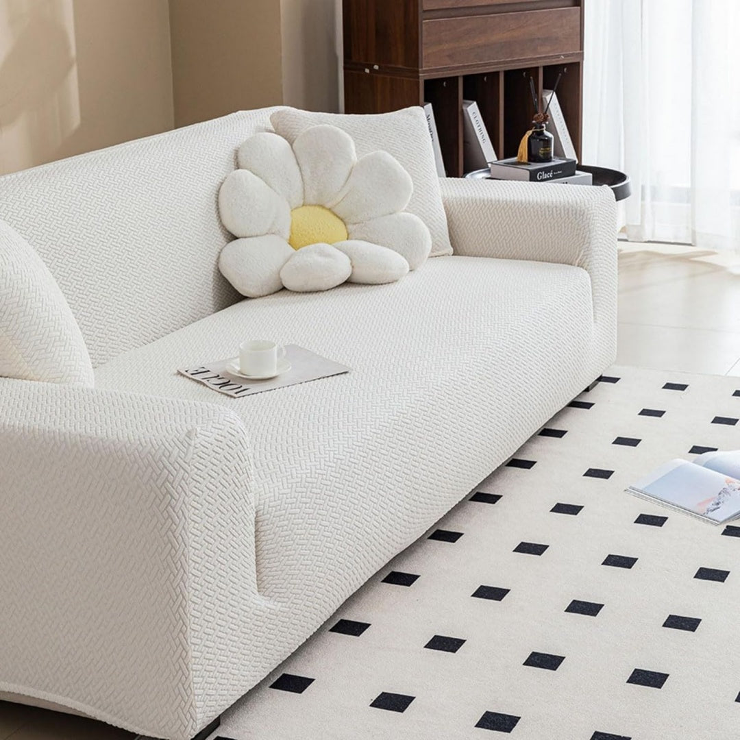 Divano confortevole Copertura Divano Elasticizzata Copertura Completa nero